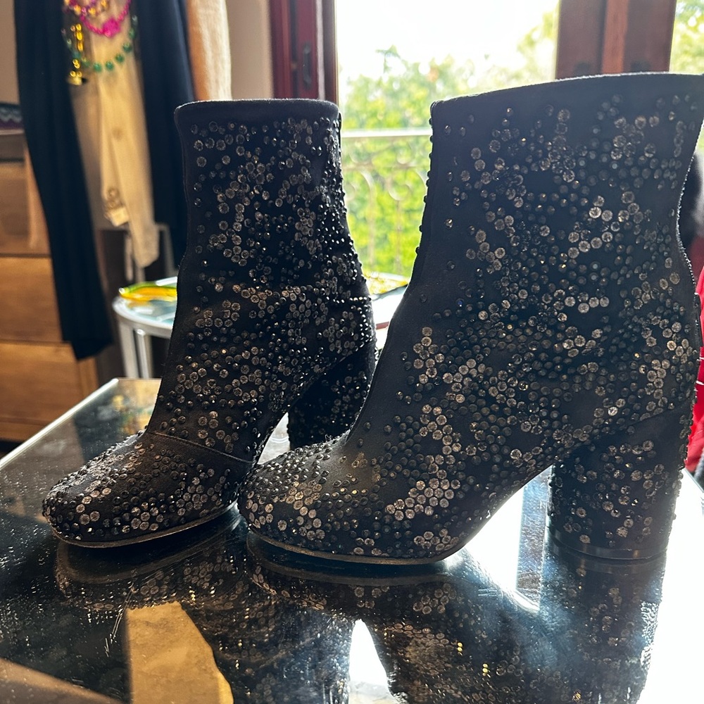 Maison Margiela Glitter Heeled Boot